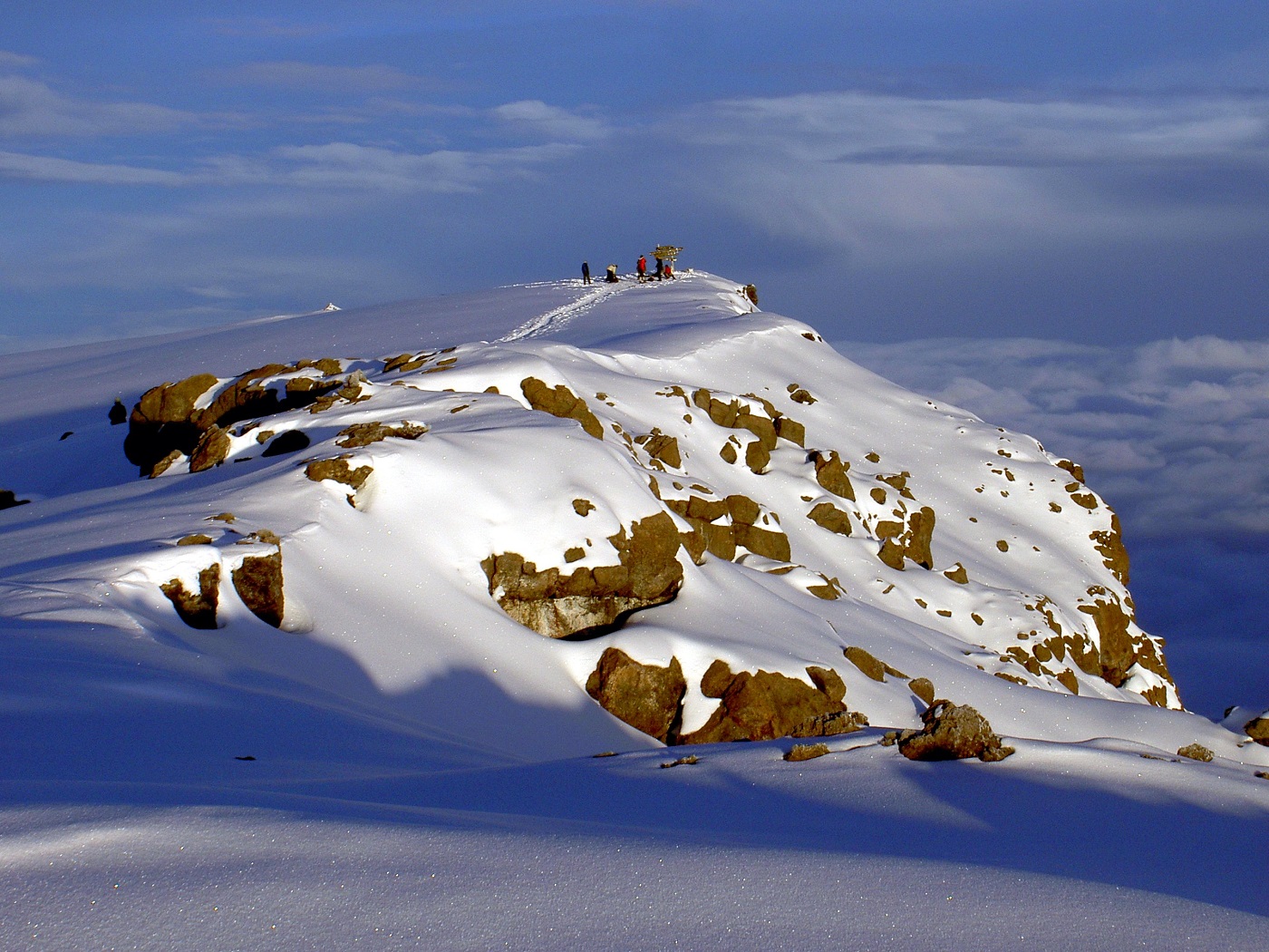 Uhuru Peak, the summit of Kilimanjaro